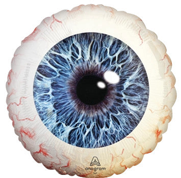 17" Creepy Brown and Blue Eyeball