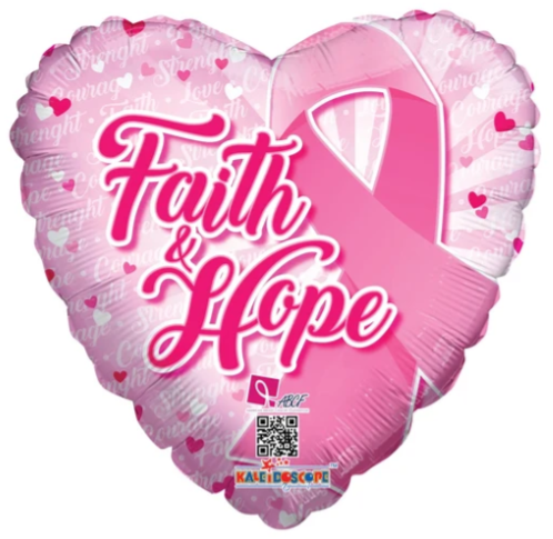18" Faith & Hope (Breast Cancer Awareness)