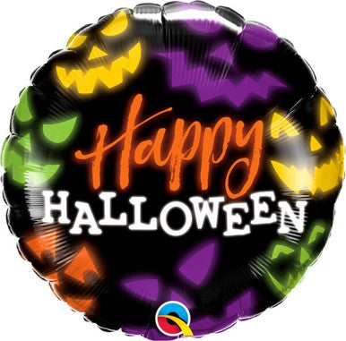 18" Halloween Jack Faces Aglow