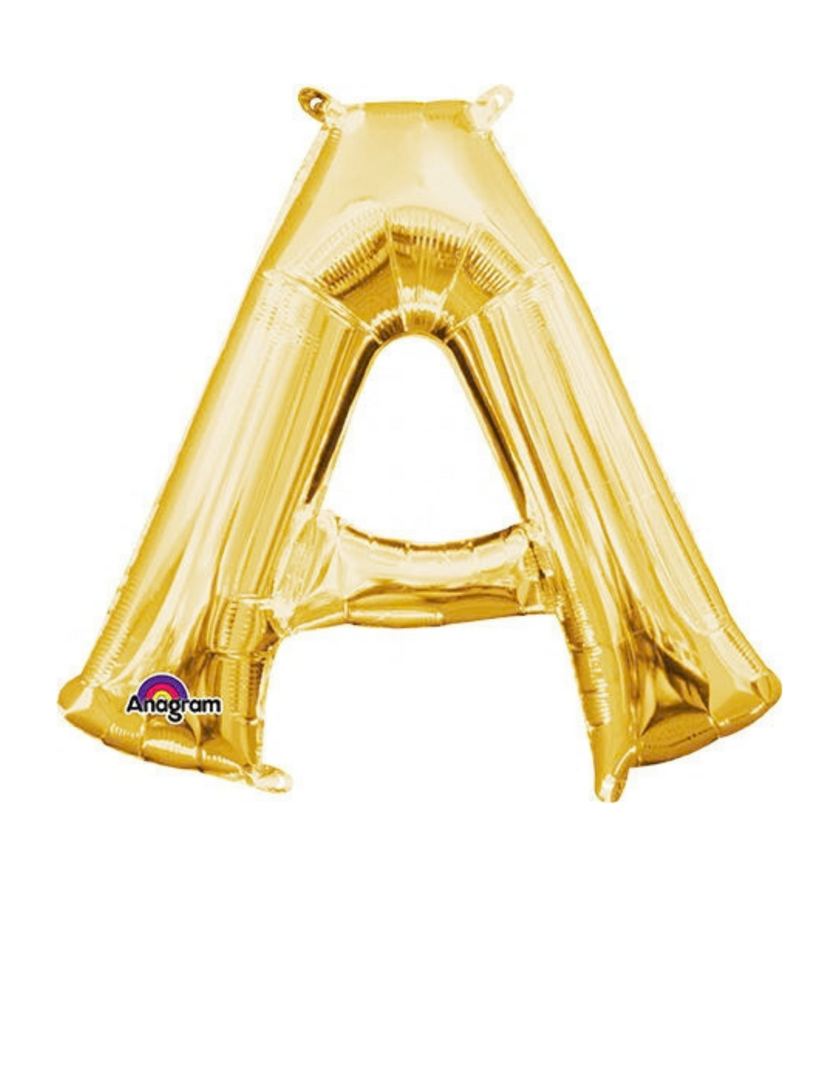16" Anagram Gold Letter Foil Balloons - AIR FILL