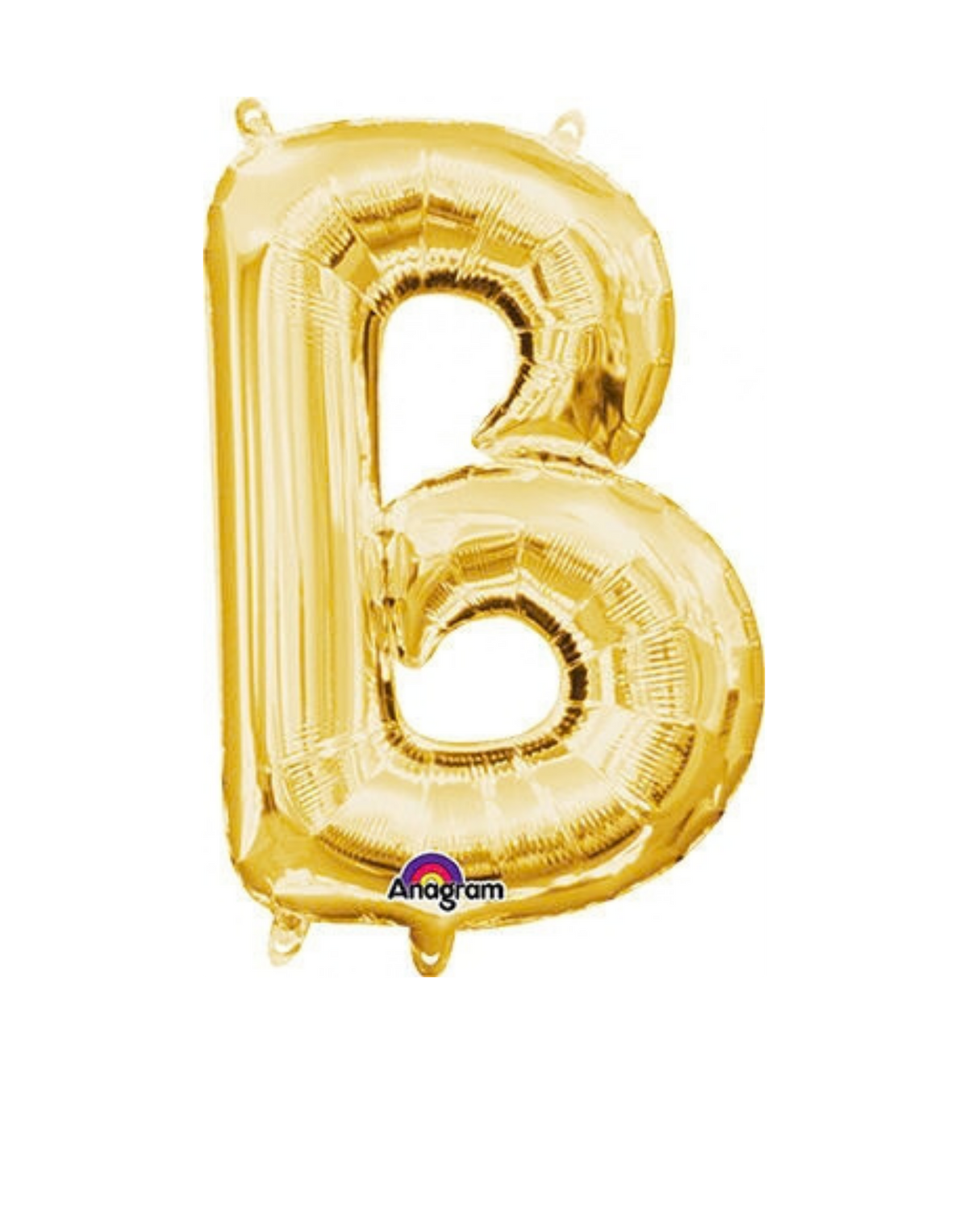 16" Anagram Gold Letter Foil Balloons - AIR FILL