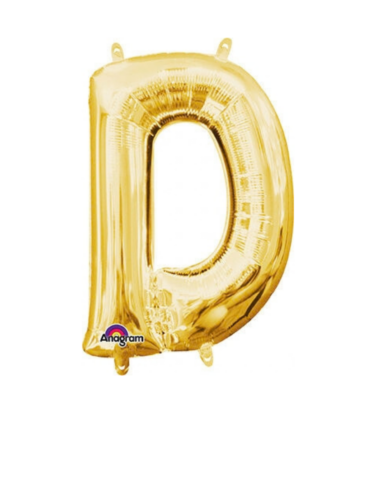 16" Anagram Gold Letter Foil Balloons - AIR FILL