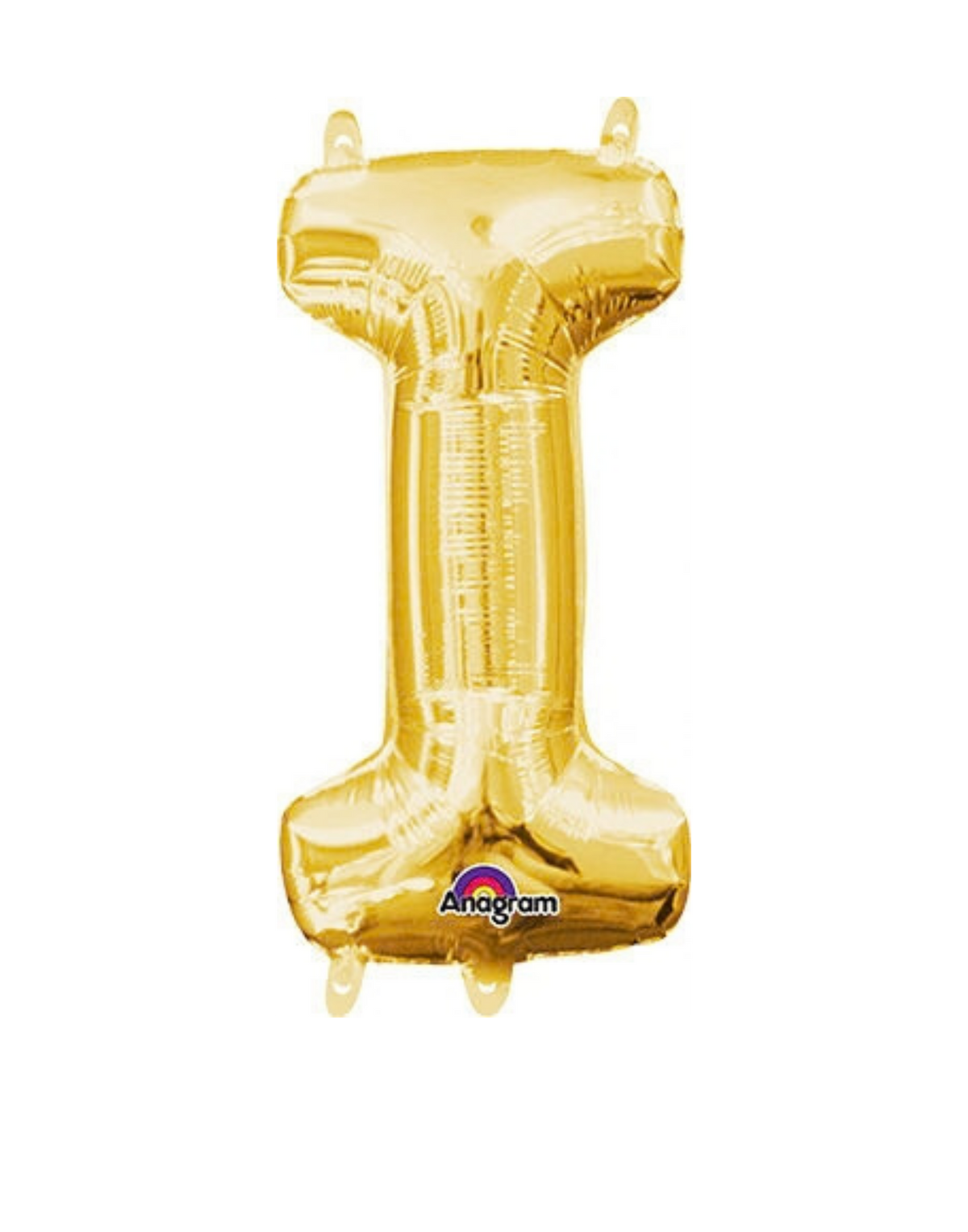 16" Anagram Gold Letter Foil Balloons - AIR FILL
