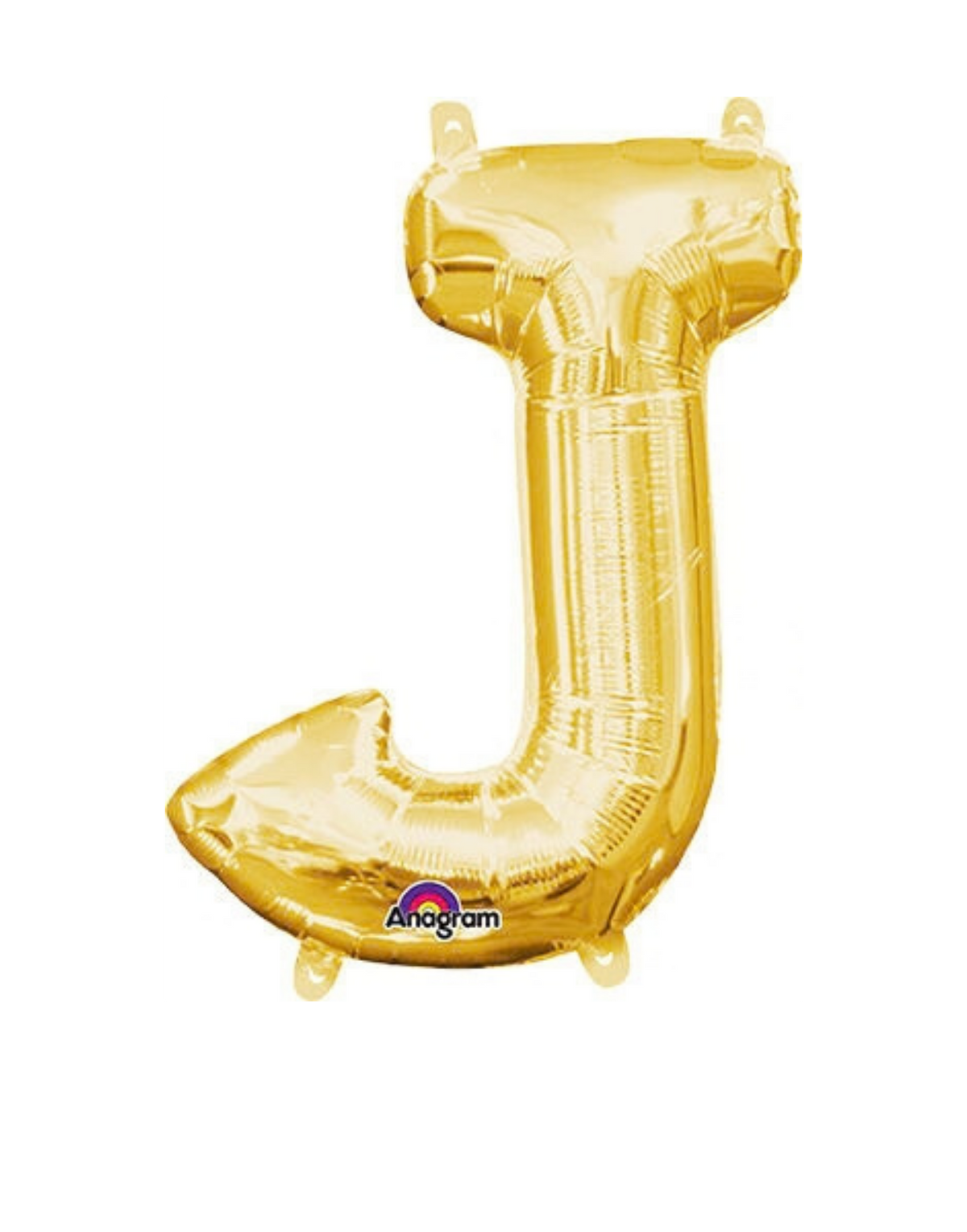 16" Anagram Gold Letter Foil Balloons - AIR FILL