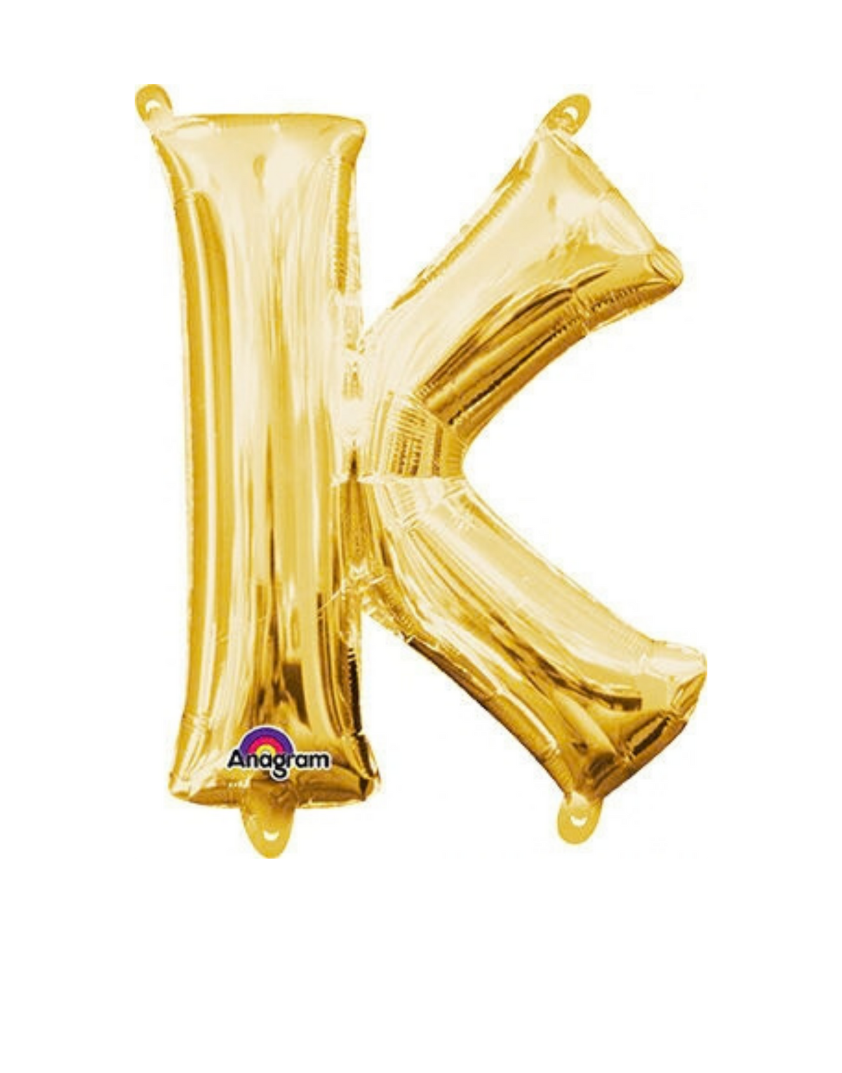 16" Anagram Gold Letter Foil Balloons - AIR FILL