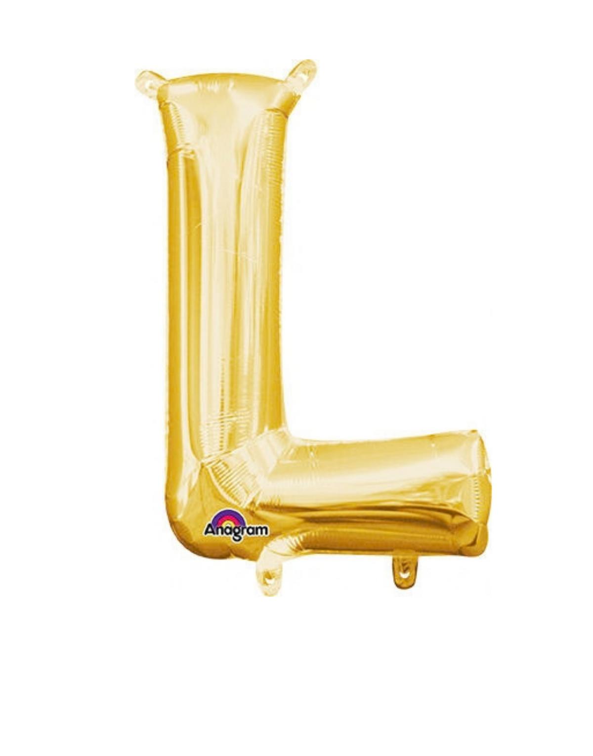 16" Anagram Gold Letter Foil Balloons - AIR FILL