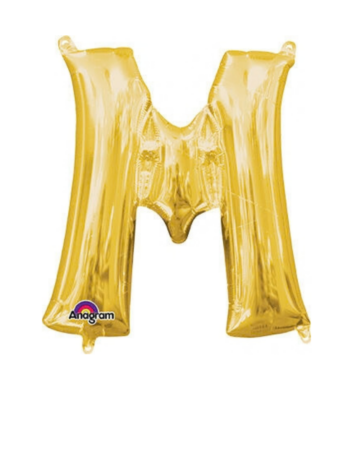 16" Anagram Gold Letter Foil Balloons - AIR FILL