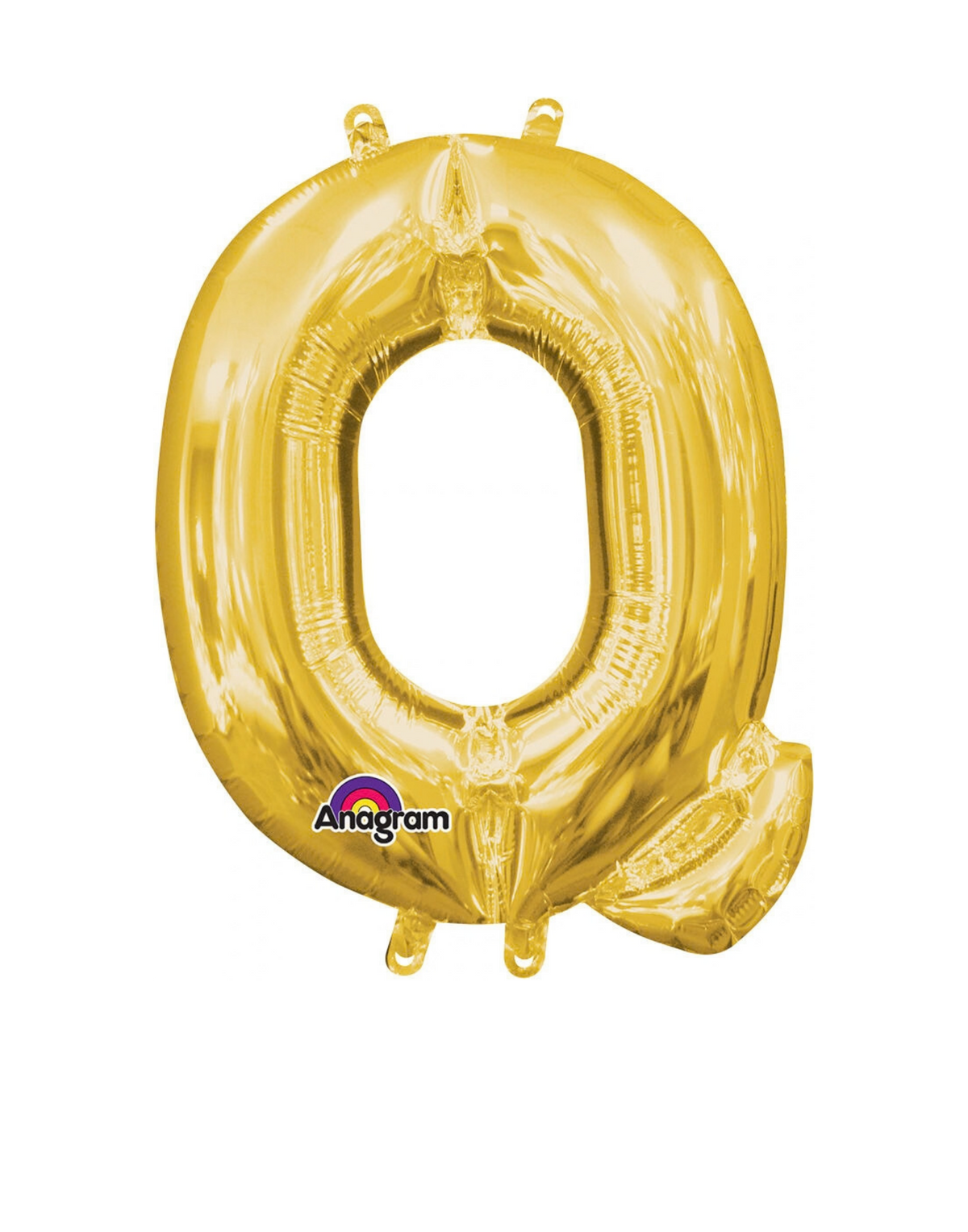 16" Anagram Gold Letter Foil Balloons - AIR FILL