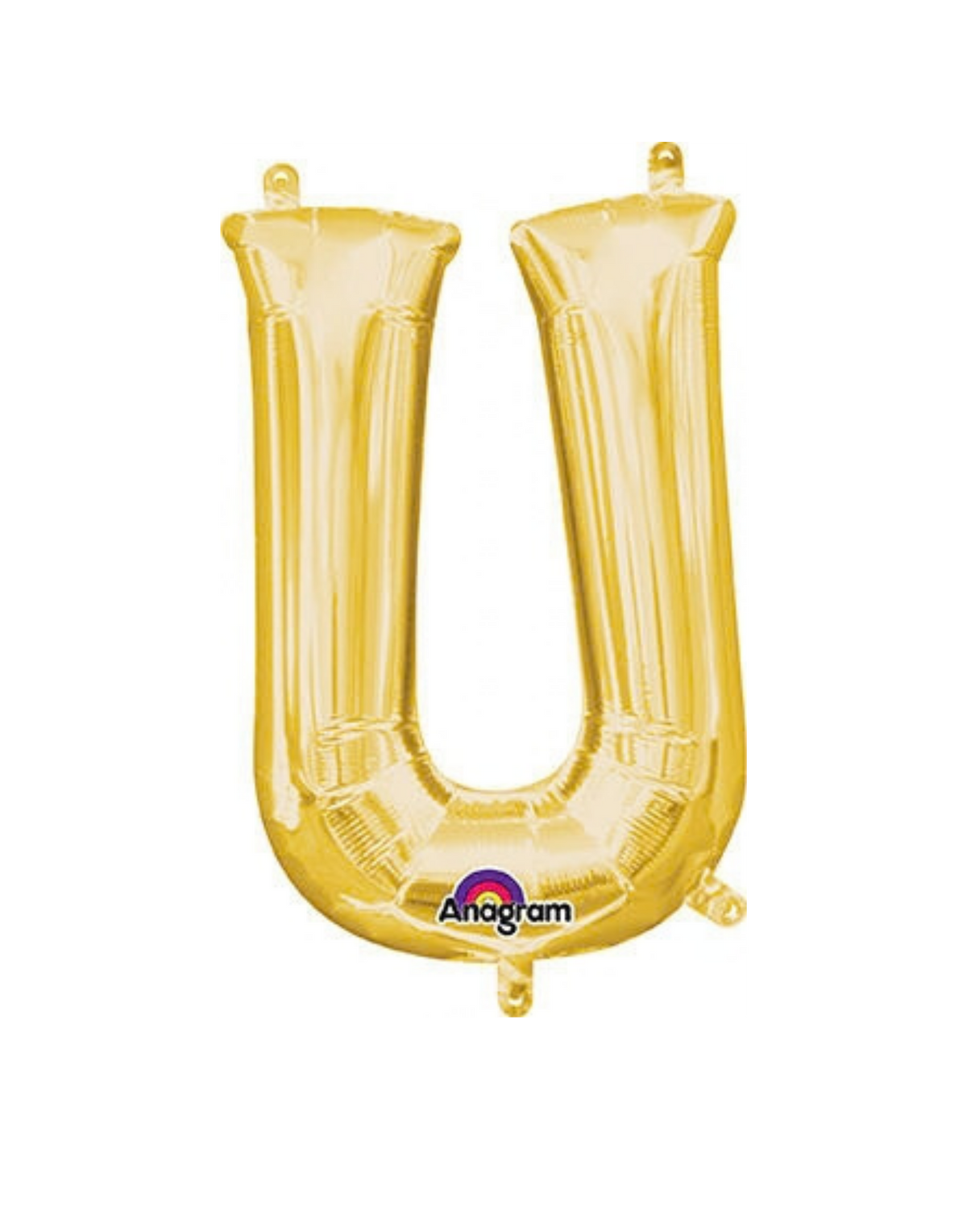 16" Anagram Gold Letter Foil Balloons - AIR FILL