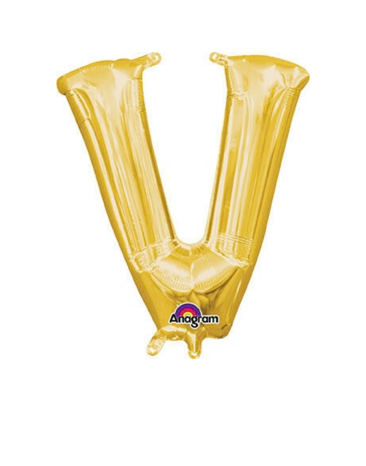16" Anagram Gold Letter Foil Balloons - AIR FILL