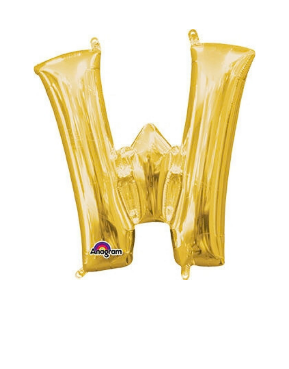 16" Anagram Gold Letter Foil Balloons - AIR FILL