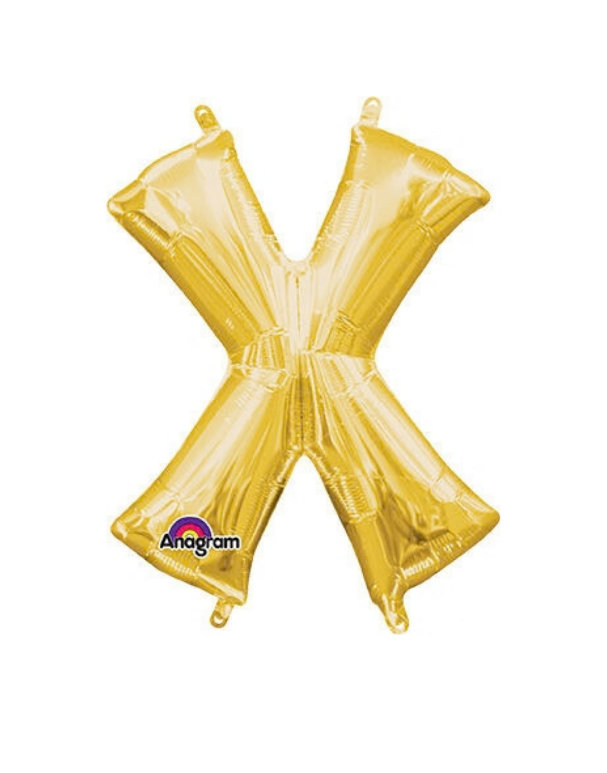 16" Anagram Gold Letter Foil Balloons - AIR FILL