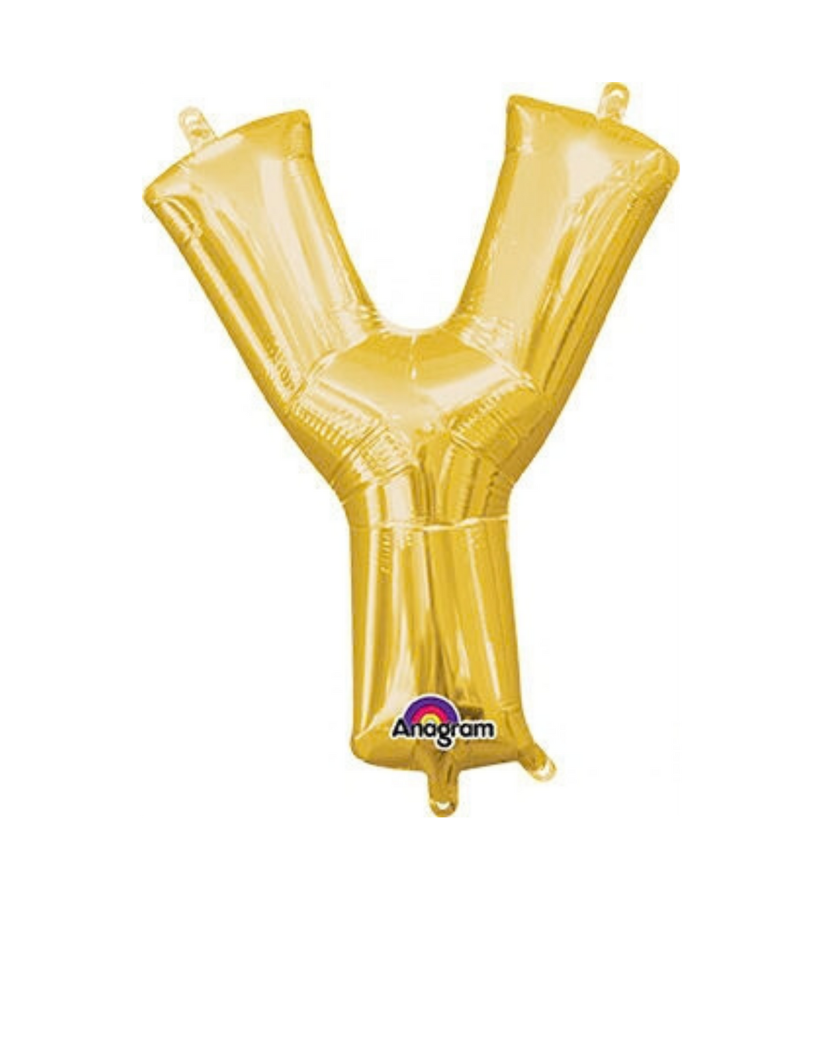 16" Anagram Gold Letter Foil Balloons - AIR FILL