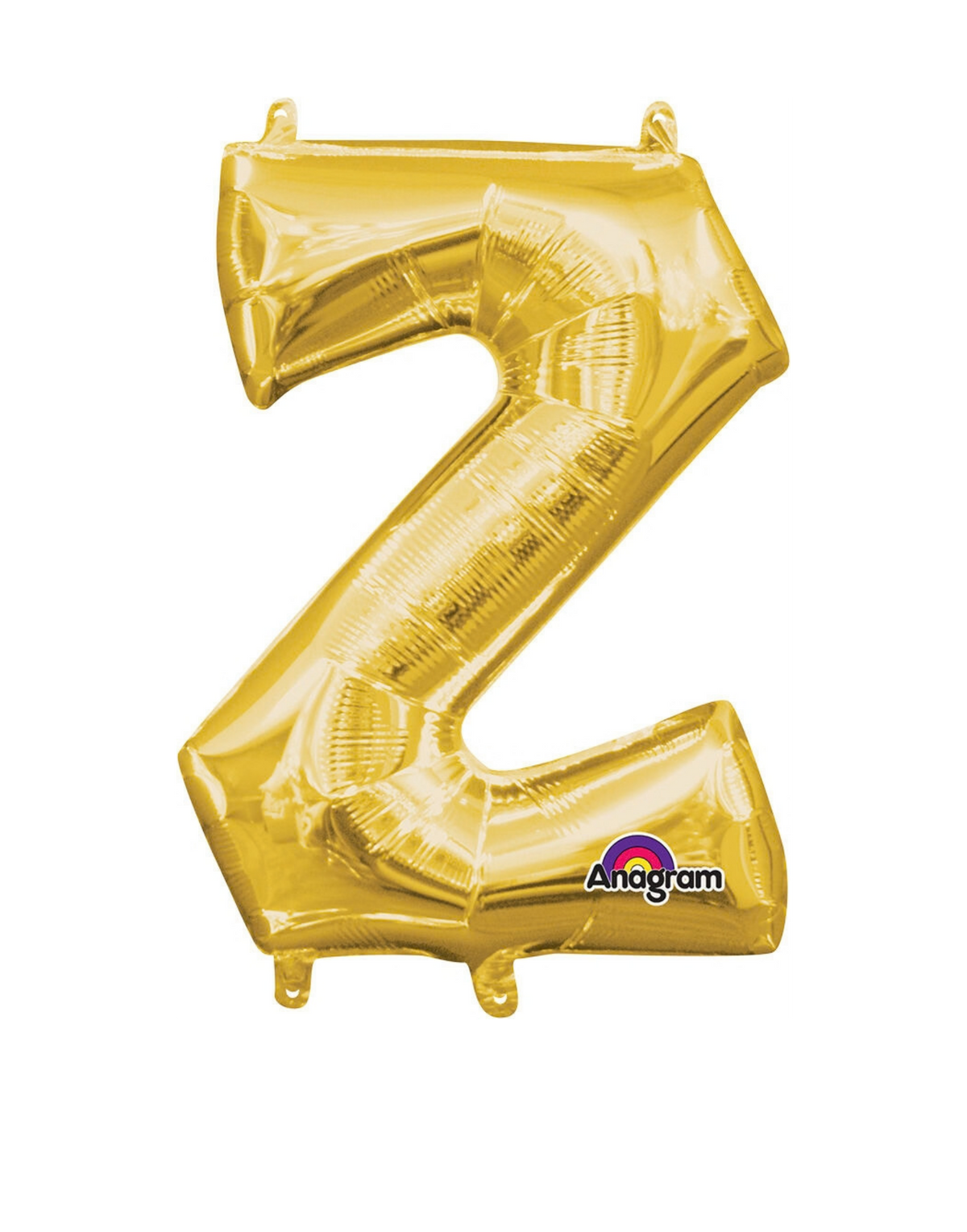 16" Anagram Gold Letter Foil Balloons - AIR FILL