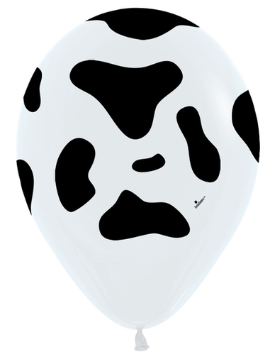 11" Sempertex Cow Print - 50Ct.