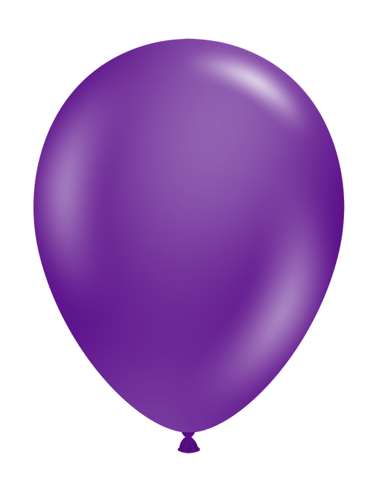 11" Tuftex Plum Purple - 100Ct.
