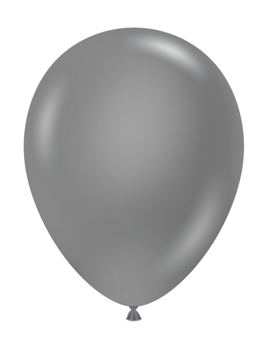 11" Tuftex Metallic Silver - 100Ct.