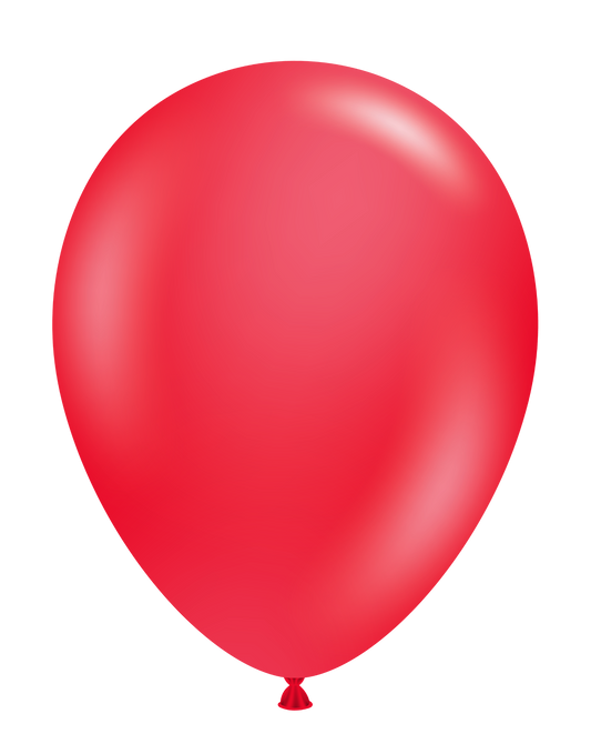 11" Tuftex Rojo - Paquete de 100