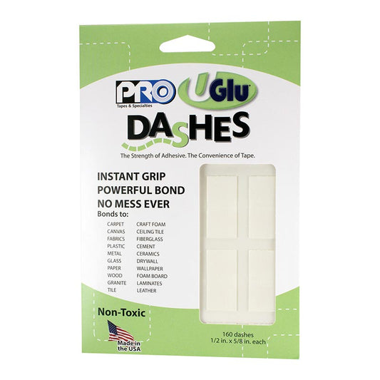 Uglu Dashes - 1/2 Inch x 5/8 Inch | 160Ct